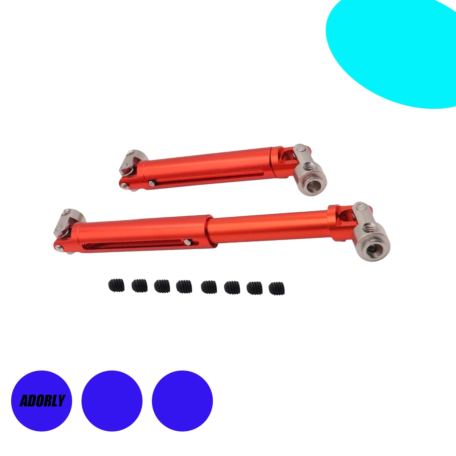 Amazon.com: 2pc Full Aluminum Redcat Gen7 Driveshafts Redcat Gen7